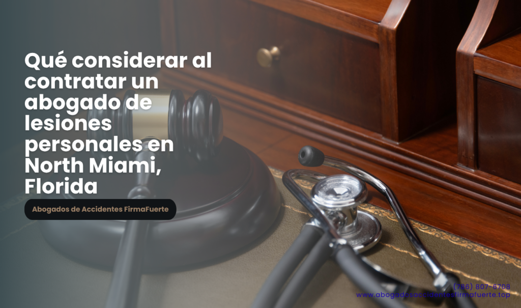 contratar abogado de lesiones North Miami