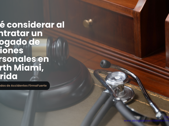 Qué considerar al contratar un abogado de lesiones personales en North Miami, Florida