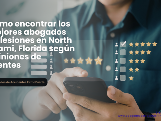 Cómo encontrar los mejores abogados de lesiones en North Miami, Florida según opiniones de clientes
